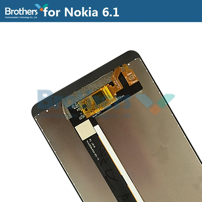 LCD Screen for Nokia 6.1 LCD Display for Nokia 6.1 LCD Assembly Touch Screen Digitizer Phone Replacement Part Tested Working Top