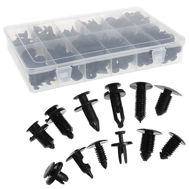 240pcs Door Pannel Clips Trim Mountings Fender Repair Clamp Components Nuts