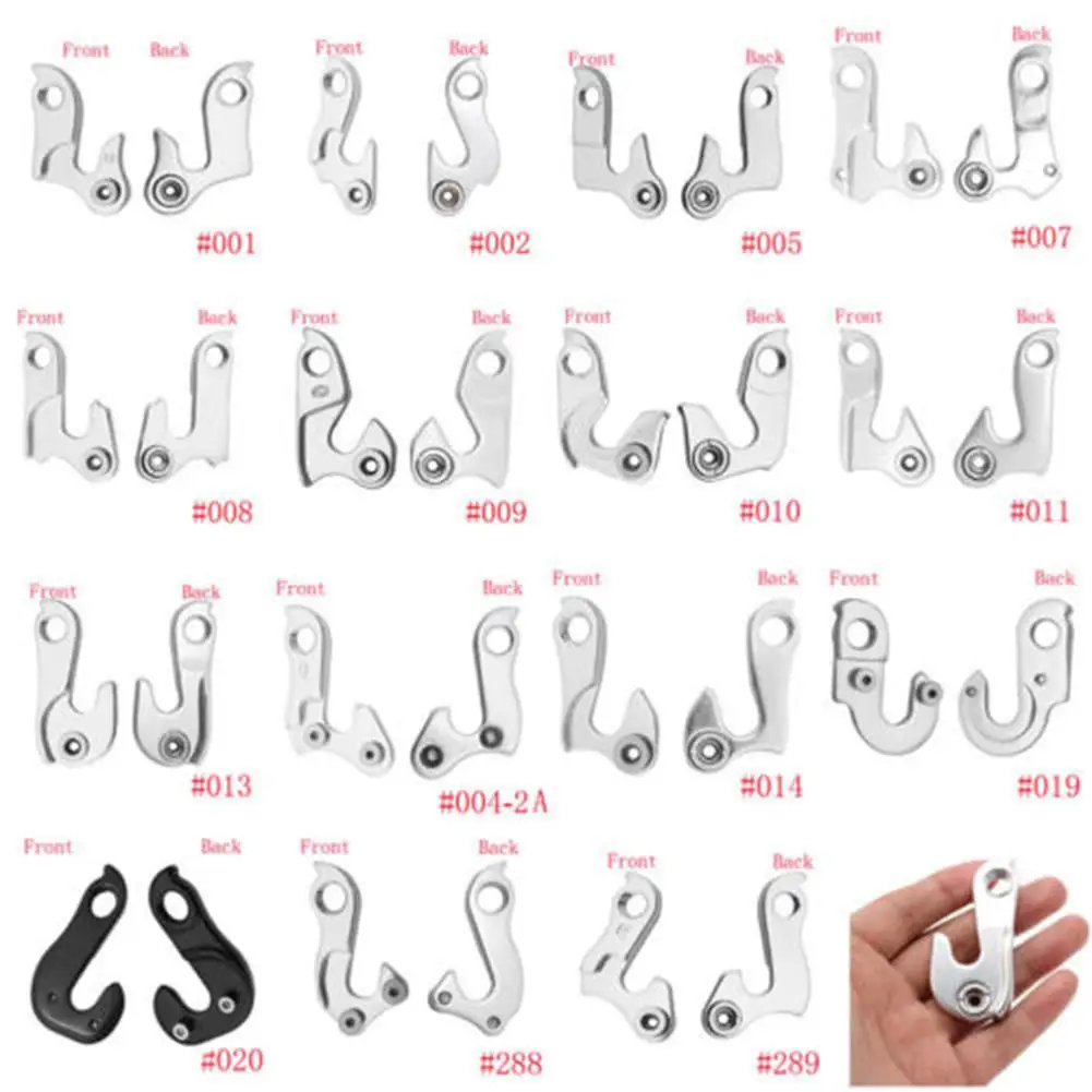 1Pc MTB Bike Bicycle Alloy Rear Gear Mech Derailleur Hanger Dropout Convertor Adapter Cycling Frame Gear Tail Hook Parts