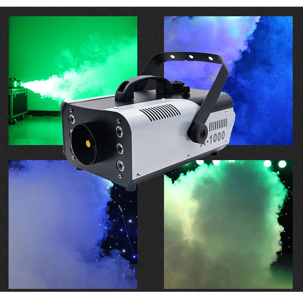 

1000W Fog Machine Wireless Control DJ Disco Stage Lighting Home Party Smoke Machine