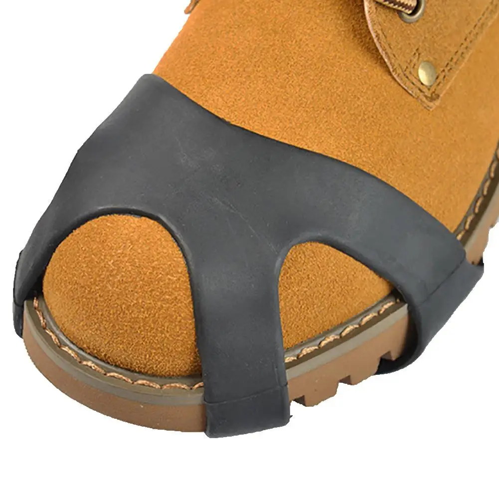 Botas antiderrapantes para escalada, sapatos de neve para inverno, com espinho de gelo, capa de sapatos, 1 par