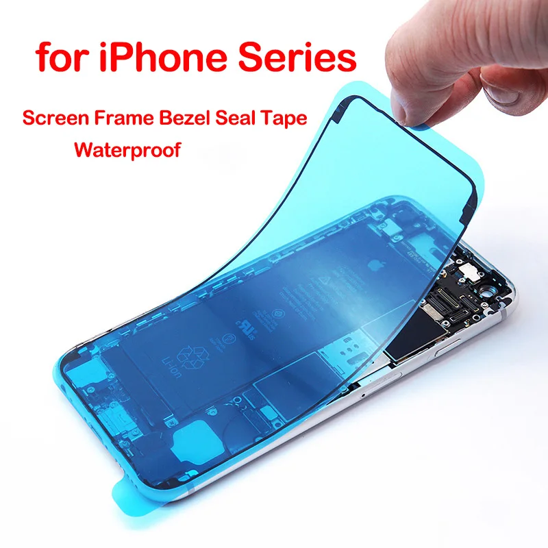 2PCS Screen LCD Frame Adhesive Tape Sealing for iPhone X 8 7 6S 6 6plus XSMax Front Housing Waterproof Seal Stickers Replacement