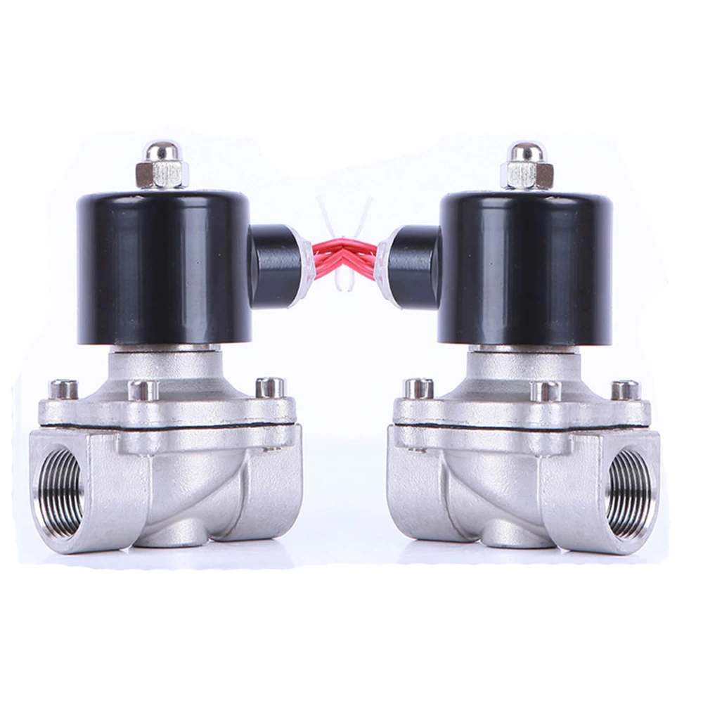 3/4 Solenoid Valve 24v 22v 12v 110v Stainless Steel N/C Electric Valve 10bar