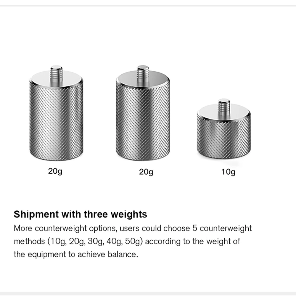 Metal Counterweight For DJI OM4 Osmo Mobile 3 Counter Weight Handheld Gimbal Stabilizer Applied Balance to Moment