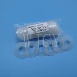 100 PCS White Rubber Sucker FOR Offset Printing Machine Parts Size 30*13*0.5mm