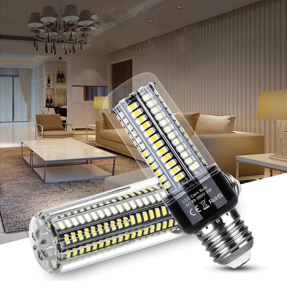 

AC85-265V E27 LED Lamp SMD5736 LED Corn Bulb Light E14 for Chandelier Lampada LED Light Replace Halogen Lamp Ceiling Light