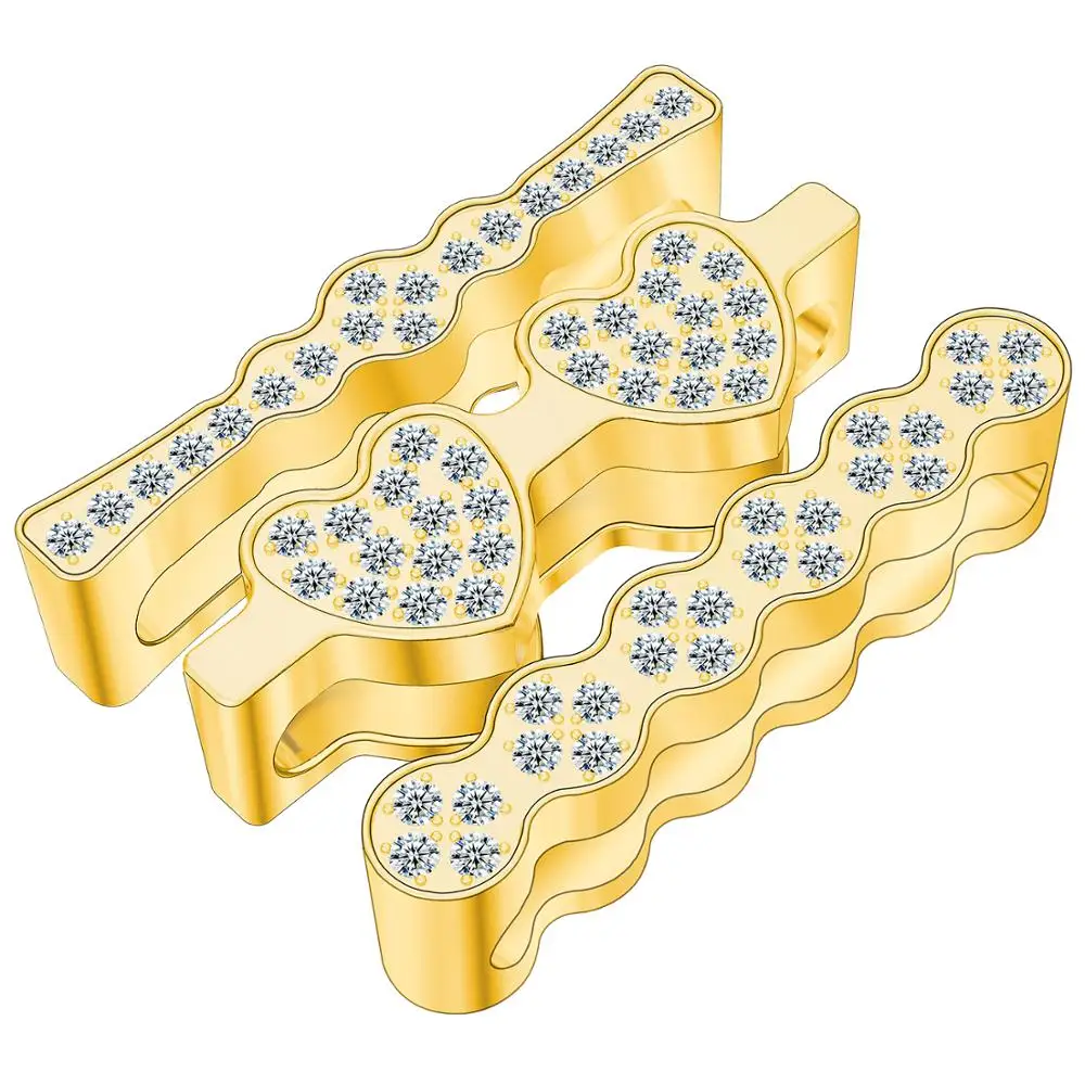 

Heart Shape Decorative Ring Accessories Gift with Diamond for Apple Watch Silicone Band Strap