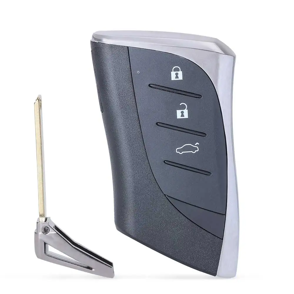 KEYECU Remote Key Shell 3 Button / 4 Button for Lexus ES300h ES350 ES200 ES260 LS350 LS500h