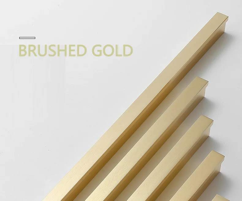 WV Lange Schrank Griffe Gebürstet Gold T Bar Aluminium 1200mm Möbel Griffe Küche Schrank Zieht Schublade Knöpfe PenHardware 287 – Detail 17