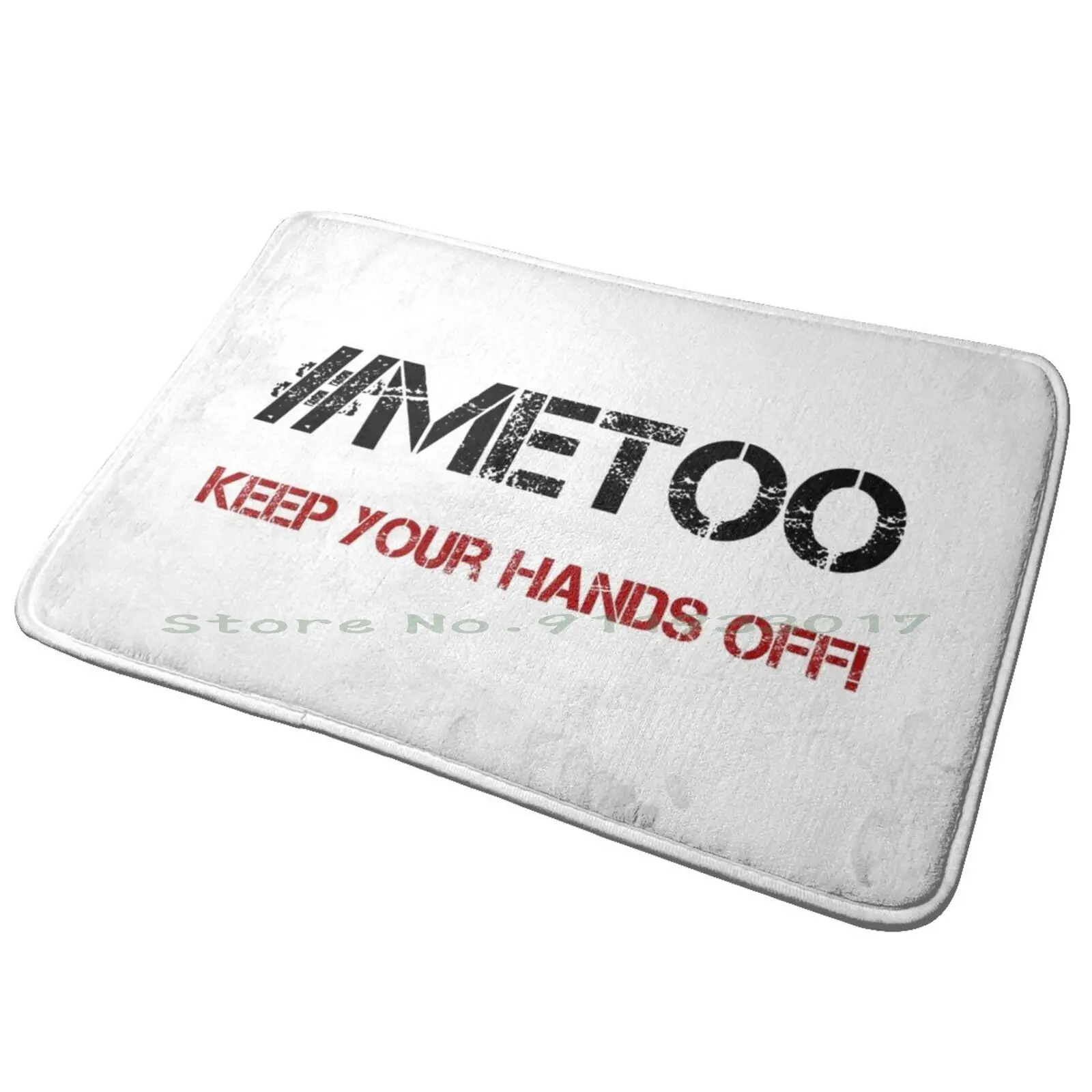 #metoo Keep Your Hands Off ... Entrance Door Mat Bath Mat Rug Hannah Montana Miley Cyrus Tv Show Program Anti-Slip Bedroom