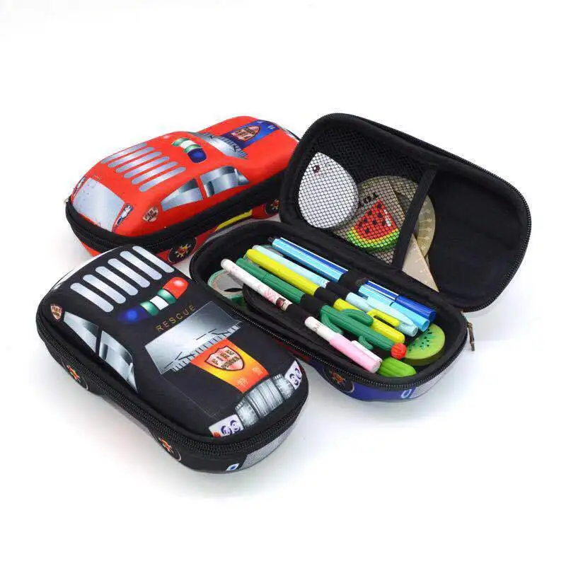 EVA Car Pencil Case for Boys Large Capacity Cute School Pencil Box High Quality Pen Case Pen Pouch Bag