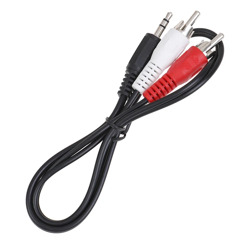 3.5mm Jack Mini Plugto 2 RCA Male Stereo Ohono Audio Speaker Adapter Cable