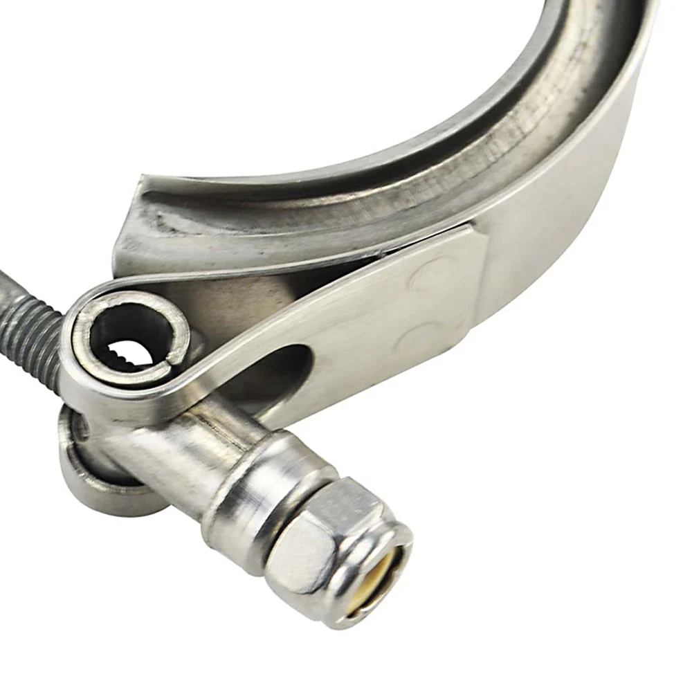 ZUCZUG 1.5 To 6.0 Inch Quick Release V Band Clamp Stainless Steel 304 Exhaust Down Pipe--Clamp Only Not Including Flanges