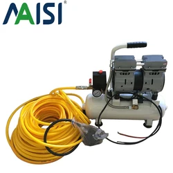 Maisi Diving Equipment 12V Air Compressor For Scuba Diving Hookah System With 30m Pipe And Silicone Respirator