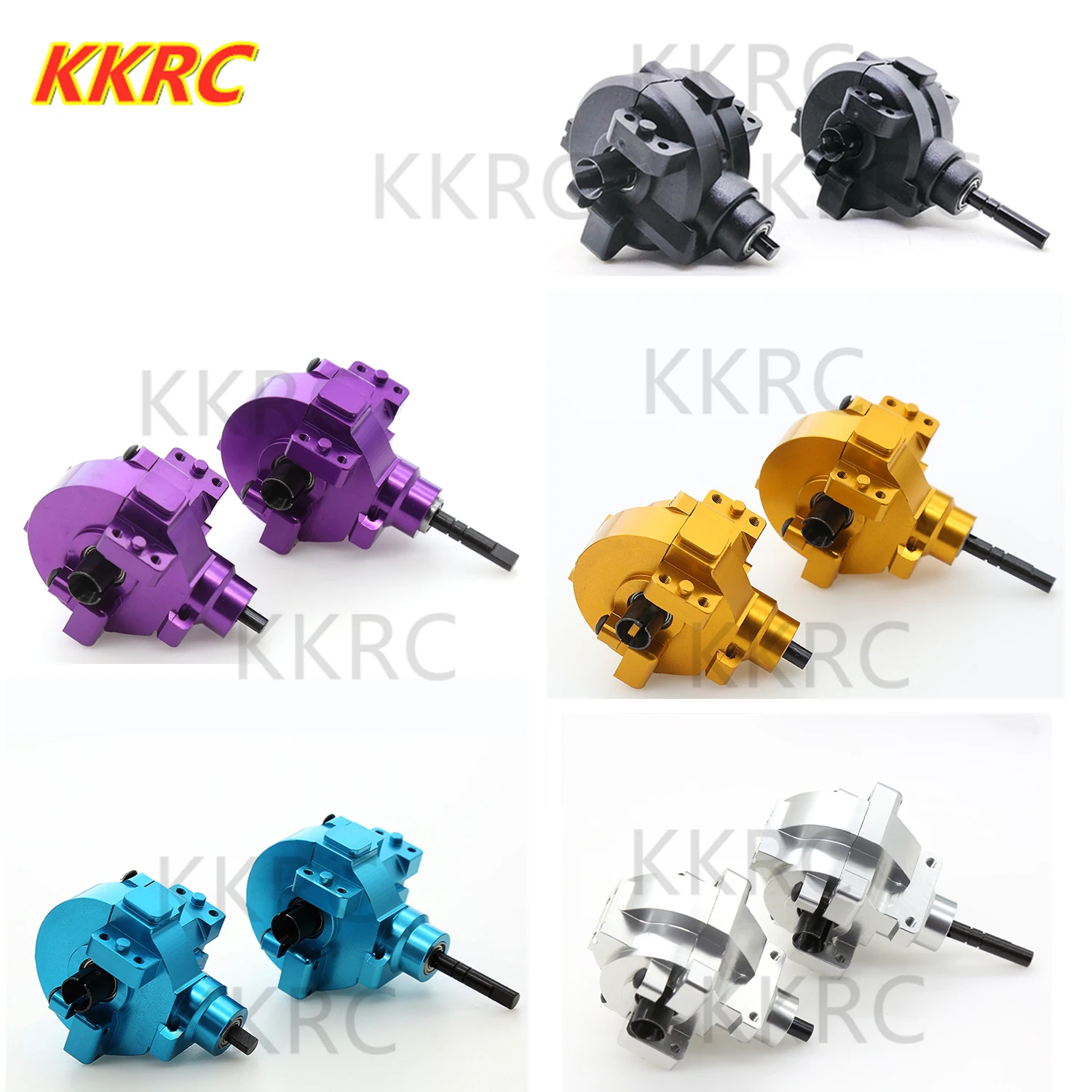 HSP Electric Car Gearbox Differential Gear Box Set 02024 02051 02030 03015 for 1/10 HSP 94111 94123 94106 94107 94108 94170