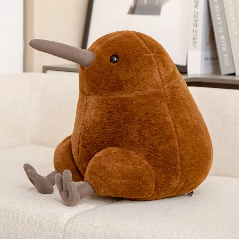 30/40cm  Lifelike Kiwi Bird Plush Toy Cute Stuffed Animal Doll Soft Cartoon Pillow Lovely Birthday Gift Home Decor