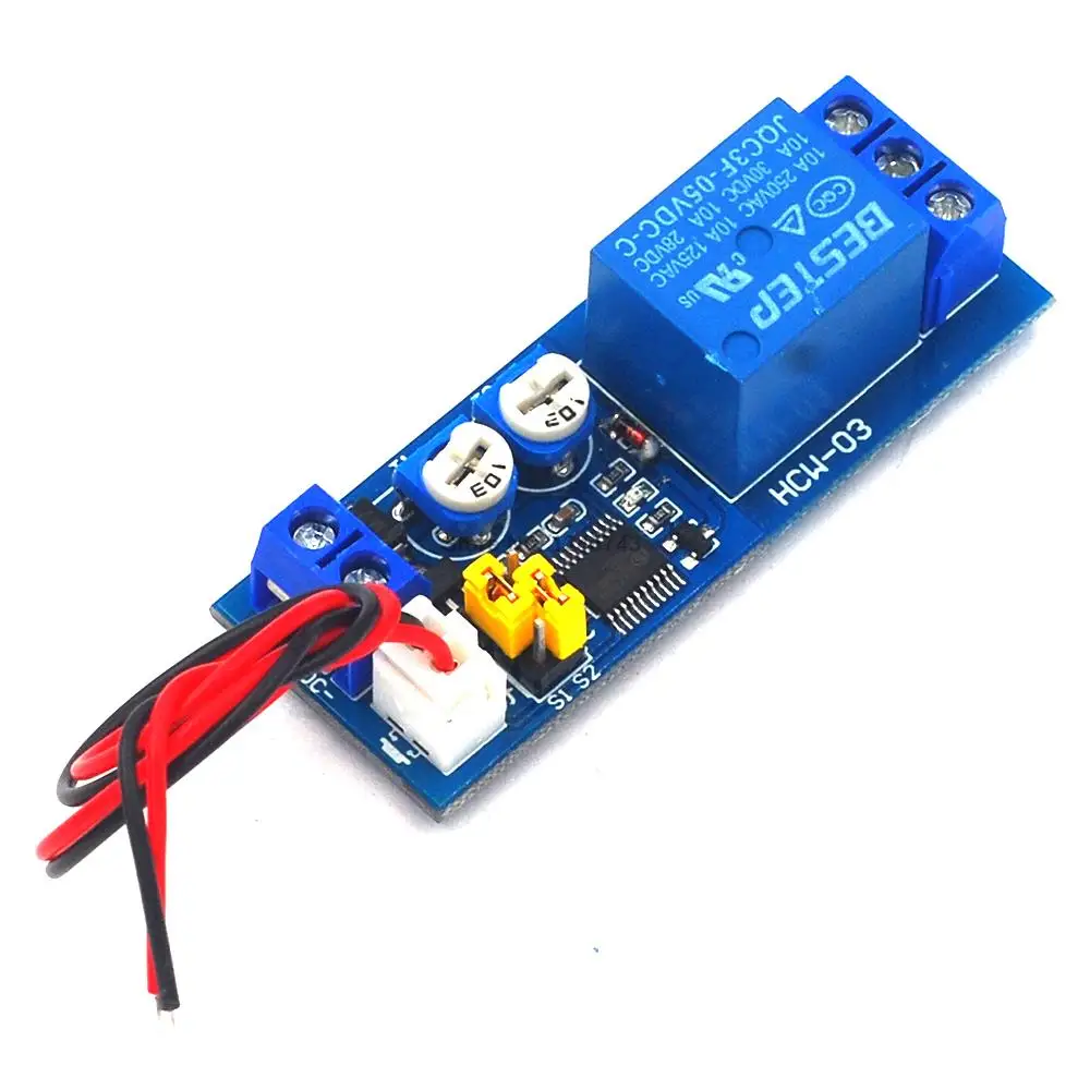 DC 5V 12V 24V Infinite Cycle Delay Timing Time Relay Timer Control ON-OFF Loop Switch Module Double Adjustable 0~120 minutes