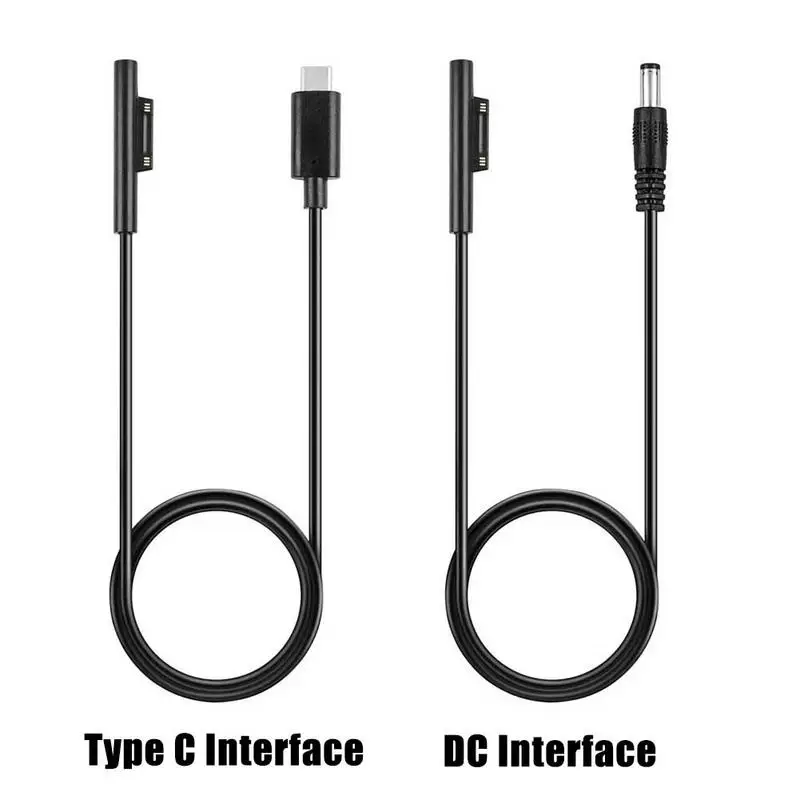 Cable de carga portátil de 12V y 2.5A, adaptador de carga rápida para Microsoft Surface Pro6 Pro5 Pro4 Pro3 Book 2019, nuevo