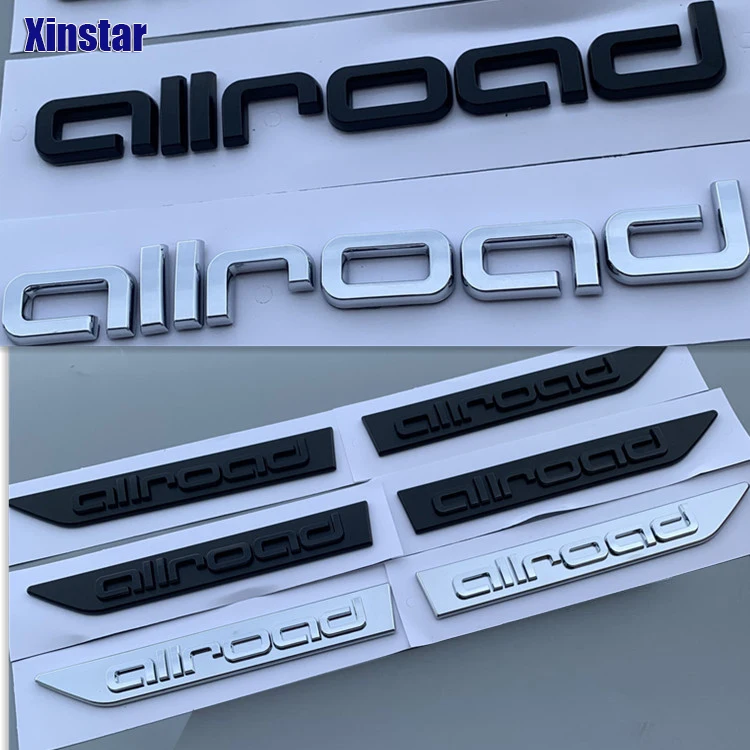 

1pc Allroad Emblem Sticker For Audi A4 A6