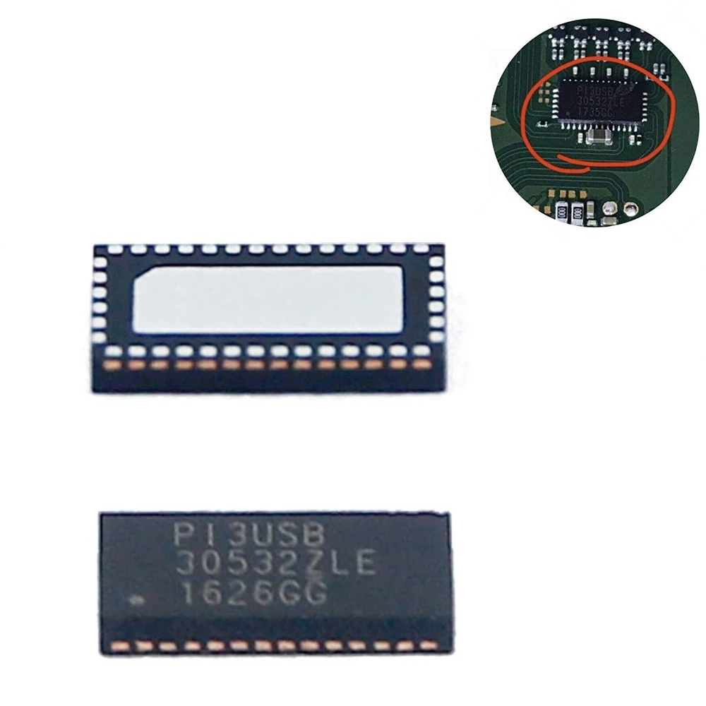 نينتندو سويتش شاشة عرض تحكم IC رقاقة شرائح PI3USB لنينتندو سويتش NS لعبة وحدة التحكم استبدال إصلاح أجزاء