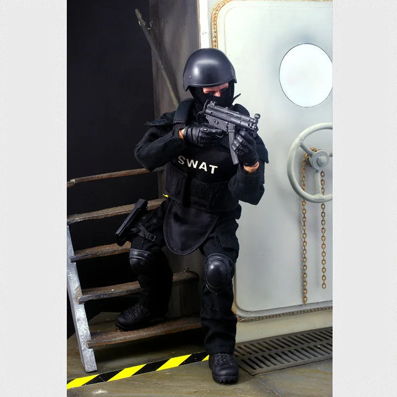 1/6 Scale Male Soldier Model SWAT Special Police Boy Doll 12inch Action Figure Kids Children Toy Christmas Gift Display In Stock
