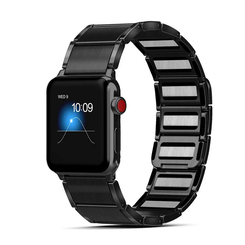 Magnetic stainless steel strap for apple watch band 44mm 40mm 45mm 41mm 42mm 38mm iwatch apple watch band SE/7/6/5/4/3 bracelet