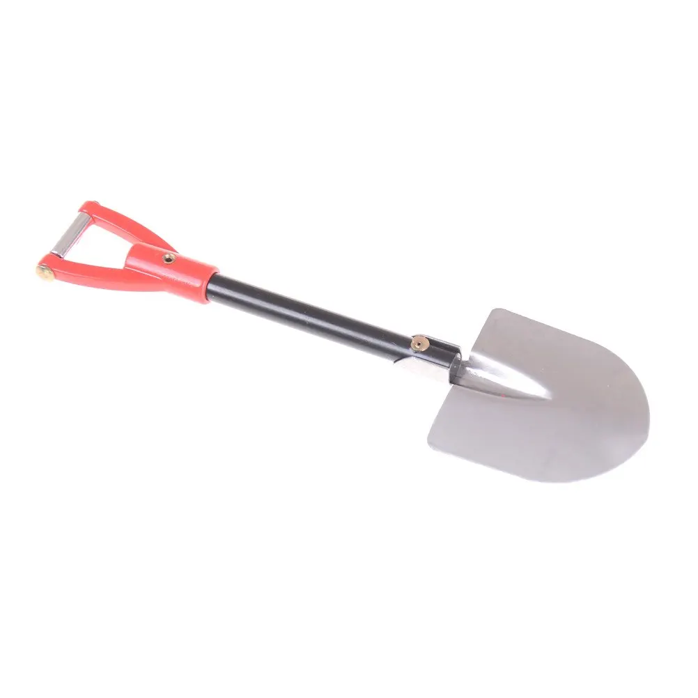 1PCS Total Length 105mm 1:10 Metal Scale Shovel For RC Climbing Truck Car Decorative Tools