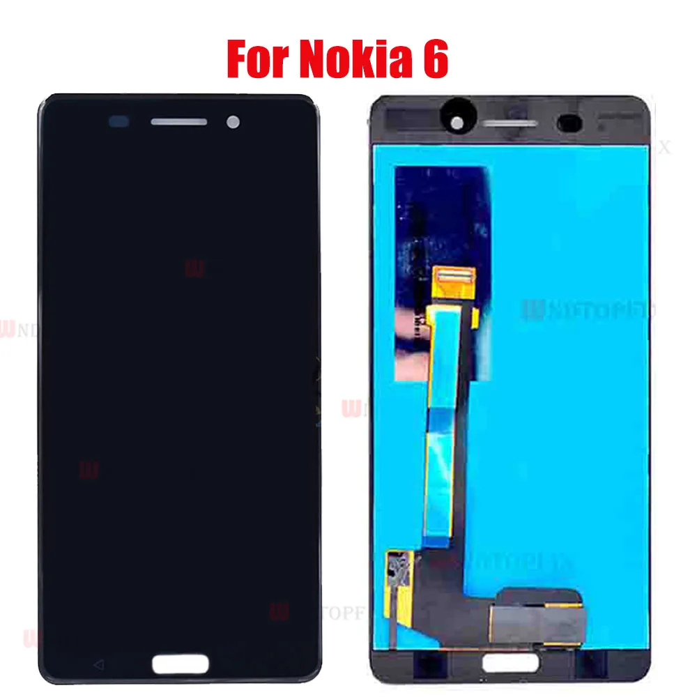 For Nokia6 Nokia 6.1 LCD Display Touch Screen Digitizer X6 2018 TA-1045 TA-1050 For Nokia 6.1 Plus LCD Screen Replacement