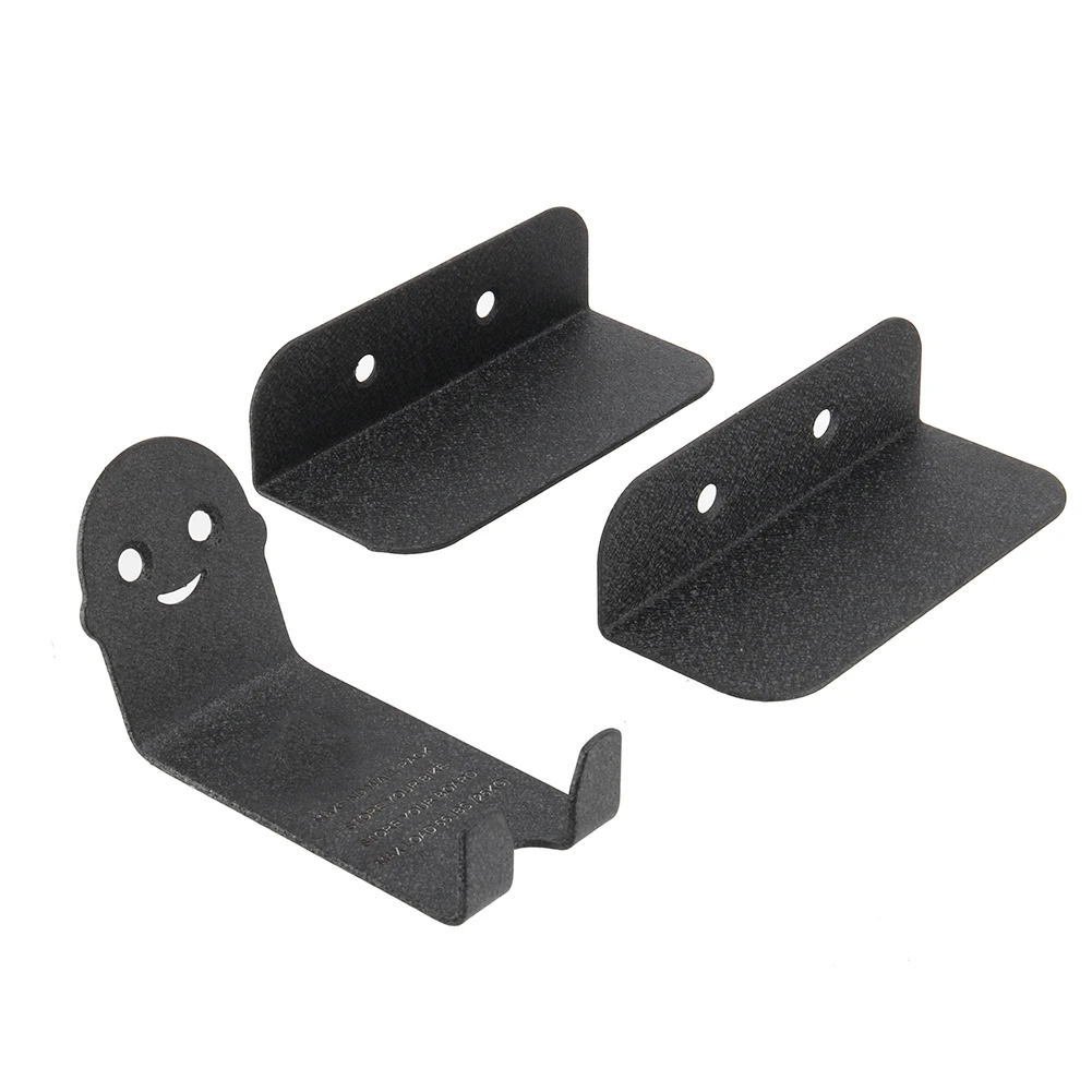 Tottist Swivel Bike Wall Mount – Heavy Duty Steel Rack For Garage, Holds Up To 66 Lbs, Rubber-Coated To Protect Wheels & Rims (4-Pack, Black)