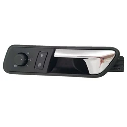Car Inside Door Handle with Safety Door Lock Swith and Rearview Mirror Control Knob Switch For Volkswagen VW Touran