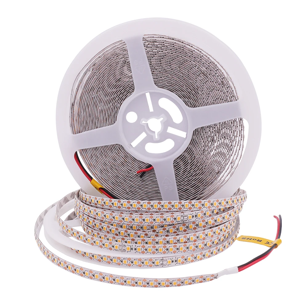 10M 1200LEDs Strip Light DC24V 2835 SMD LED Tape Ribbon Diode White Warm White Natural White Non Waterproof Rope Lamp Lighting