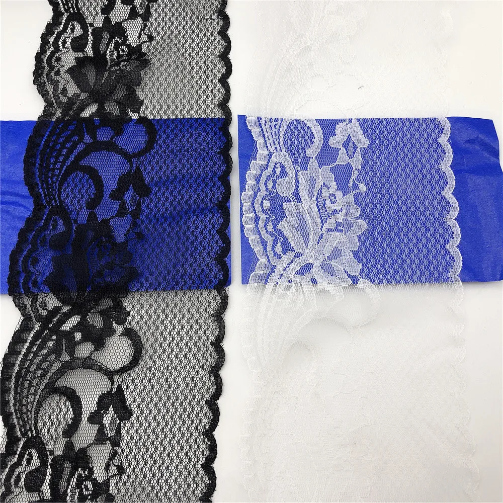 150yard  115mm wide  High quality  Handicrafts   Net Lace Trim Ribbon  Flat Lace Trim Gorgeous Wedding Crafts Sewing