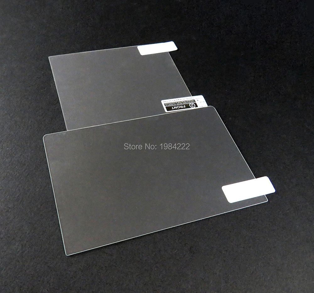 1 مجموعة 2in1 الزجاج العلوي أسفل HD واضح طبقة رقيقة واقية سطح الحرس غطاء ل 3DS XL/LL 3DSXL/3DSLL LCD واقي للشاشة الجلد
