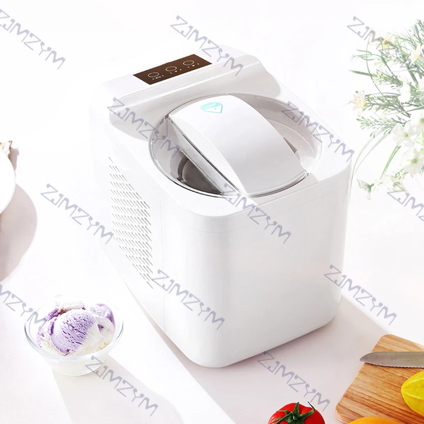 1L Full Automatic Ice Cream Maker Machine 135W Household Intelligent Soft and Hard Yogurt Ice Cream Dessert DIY Maker Machine