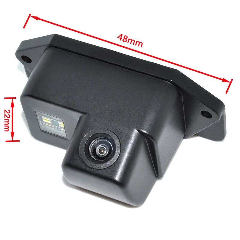 와이어 방수 자동차 후방 뷰 백업 카메라, 미쓰비시 랜서 적합, IP67 방수, 광각 170 도, CCD CCD