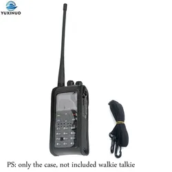 Soft Leather Case Bag Cover Holder for Anytone ATD878UV AT-D878UV Plus Ham Portable Radio Walkie Talkie Accessories