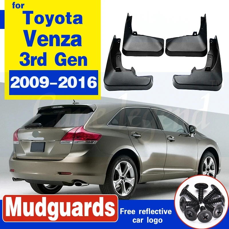 MUD FLAP SPLASH GUARD MUDGUARDS FRONT REAR FOR TOYOTA VENZA MUDFLAPS 2009-2017 2010 2012 2013 2015