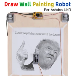 Drawbot per Arduino kit fai da te Draw Line Plotter Wall Painting Robot STEM equipment Maker Project 3D parti stampate giocattolo per bambini