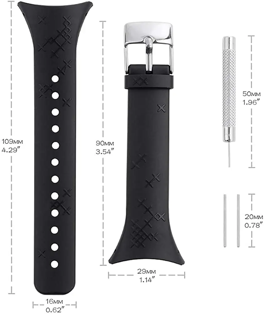 Watch Accessories Silicone Strap Men For Suunto M Series M1 M2 M4 M5 Sports Waterproof Rubber Strap Women watch bands Buckle