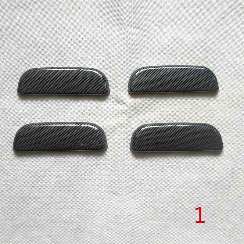 For Suzuki Alto K10 Works Turbo RS RSR 2014 Accessories Door Handle Bowl Cover Trim Plastic Imitation Carbon Fiber