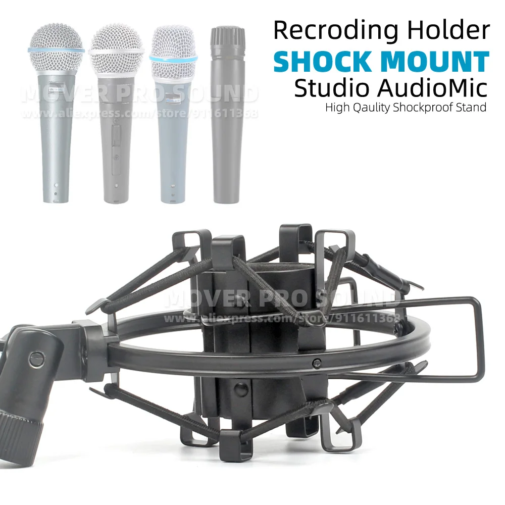 Suspension Mic Stand Spider Shockproof Holder For SHURE SM 58 57 SM58 SM57 Beta 58A 57A Beta58A Beta57A Microphone Shock Mount