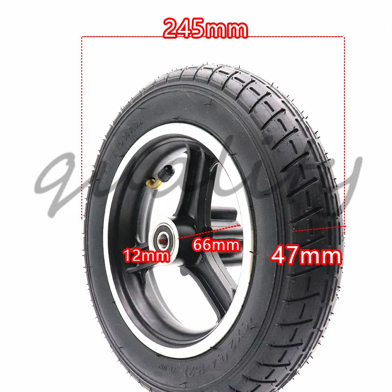 10x2(54-152) YIDA Pneumatic Wheel Tire 10x2 Inner and Outer Tyre with Alloy Hub for Electric Scooter Accessories