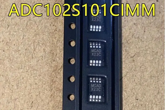 

10 шт./ADC102S101CIMM X23C MSOP8 ADC102S101