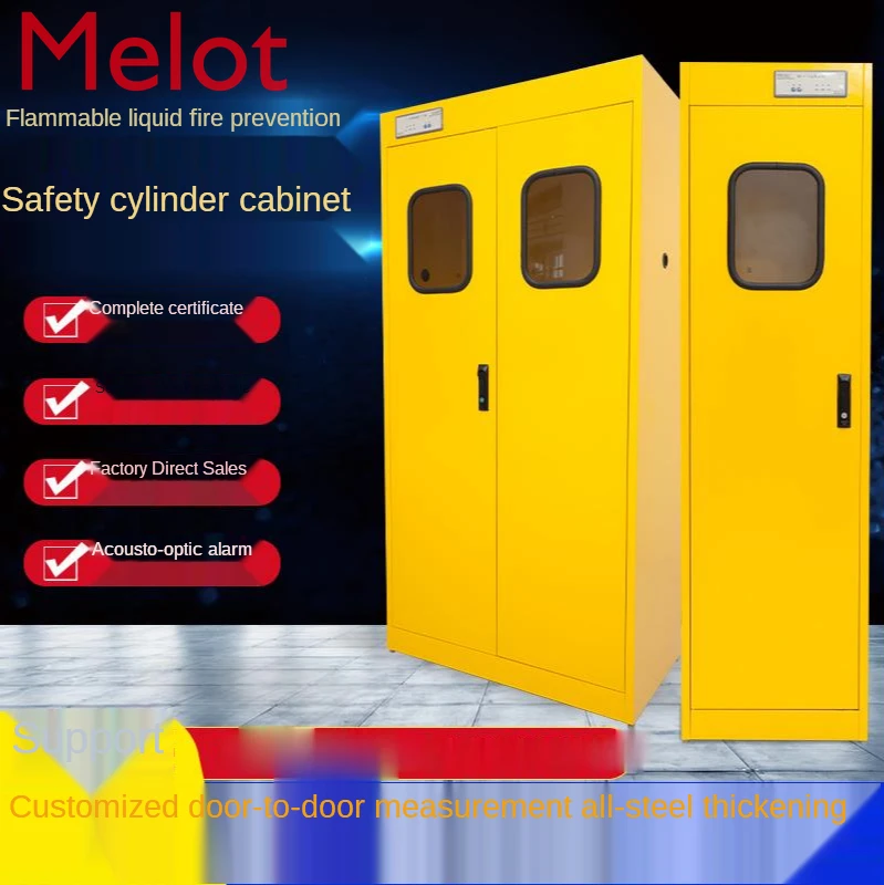 Explosion-Proof Cabinet Industrial Safety Cabinet Laboratory Fireproof Explosion-Proof Boxes Double Lock Storing Compartment