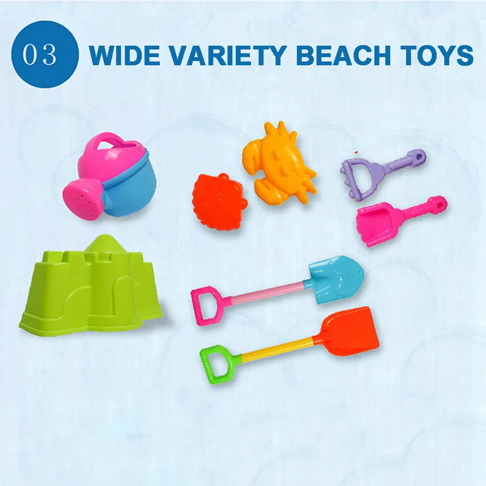 Brinquedos de praia para bebês, caixa de areia para brincadeiras aquáticas, escavação de verão, pá de areia para praia, brincadeira de brincadeiras