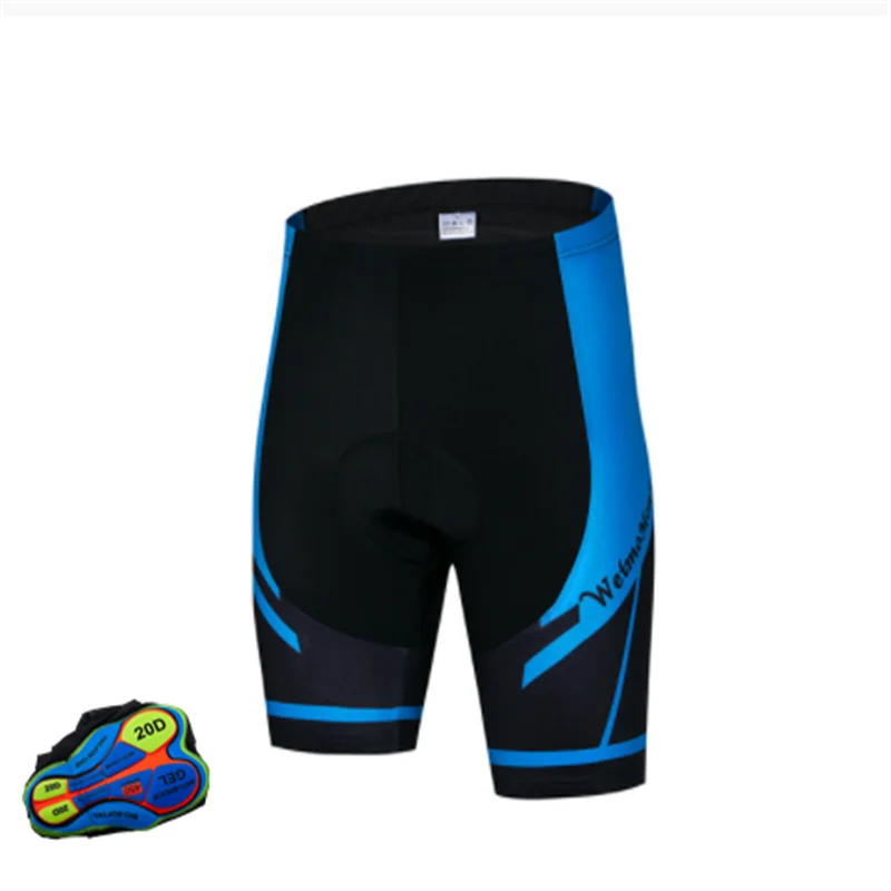 Zwart Heren Fietsen Shorts Mtb Fiets 20D Gewatteerde Bib Korte Mtb Shorts Heren Lycar Elastische Fiets Shorts Broek XXS-5XL