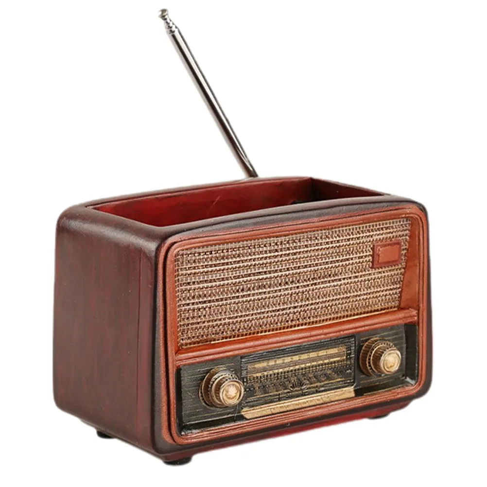 Retro Radio w kształcie doniczki pojemnik dekoracyjny unikatowy roślina doniczkowa pojemnik do dekoracji kwiat z żywicy wazon sadzarki