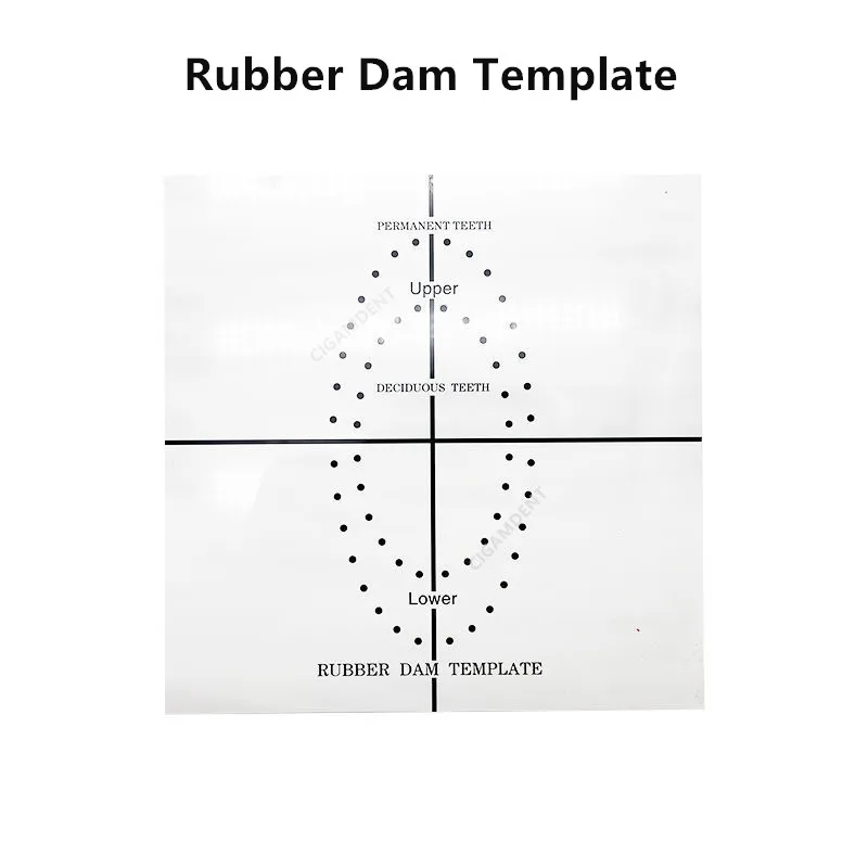 

Dental Rubber Dam Sheets Template Positioning Plate Punch Hole Plier Forceps Guide Board Endodontic Instruments