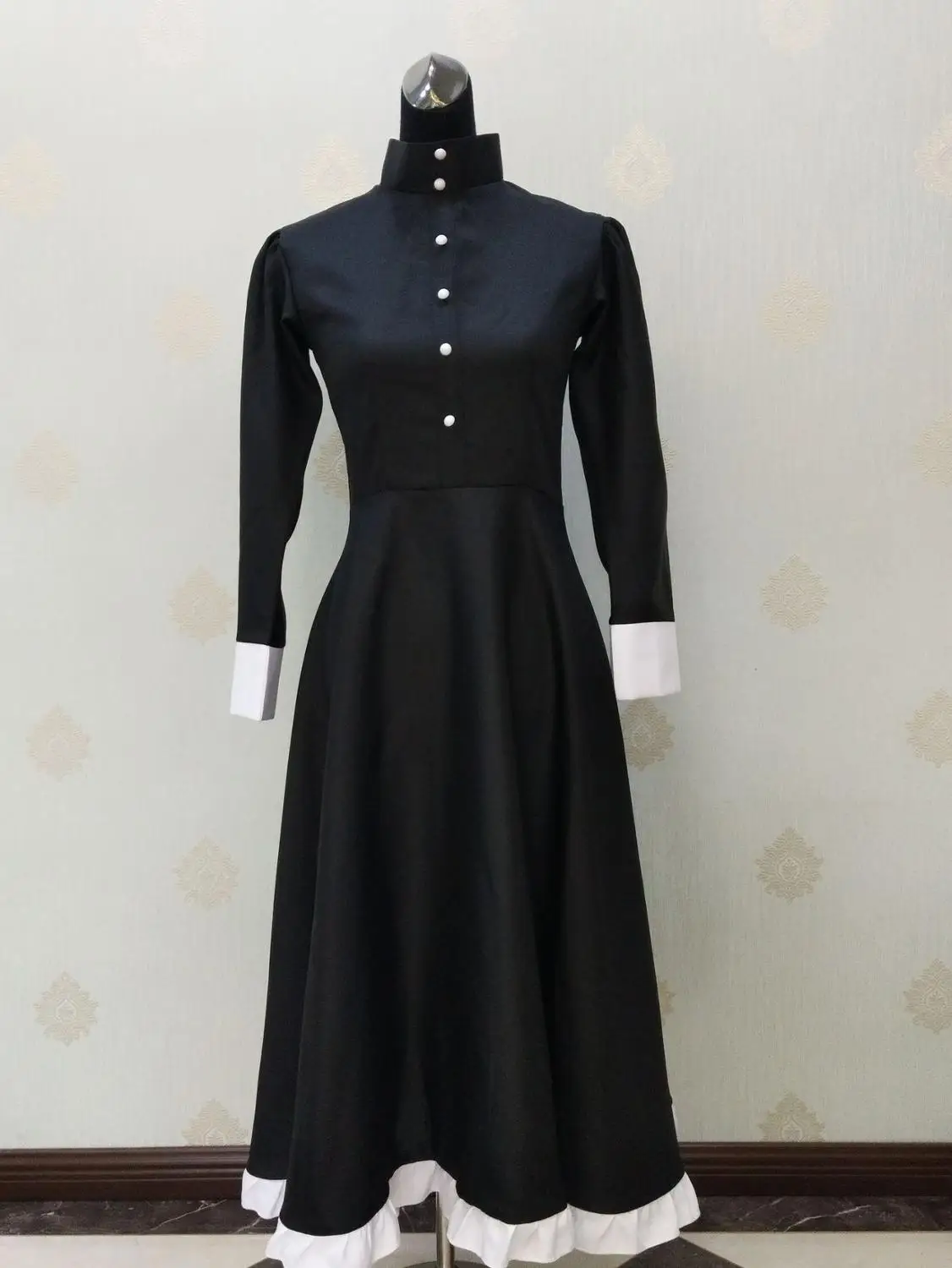 Robe de demoiselle d'honneur de style britannique pour hommes et femmes, cafétéria du monde cancers, longues robes de demoiselle d'honneur noires et blanches, costume masculin, 73 robes