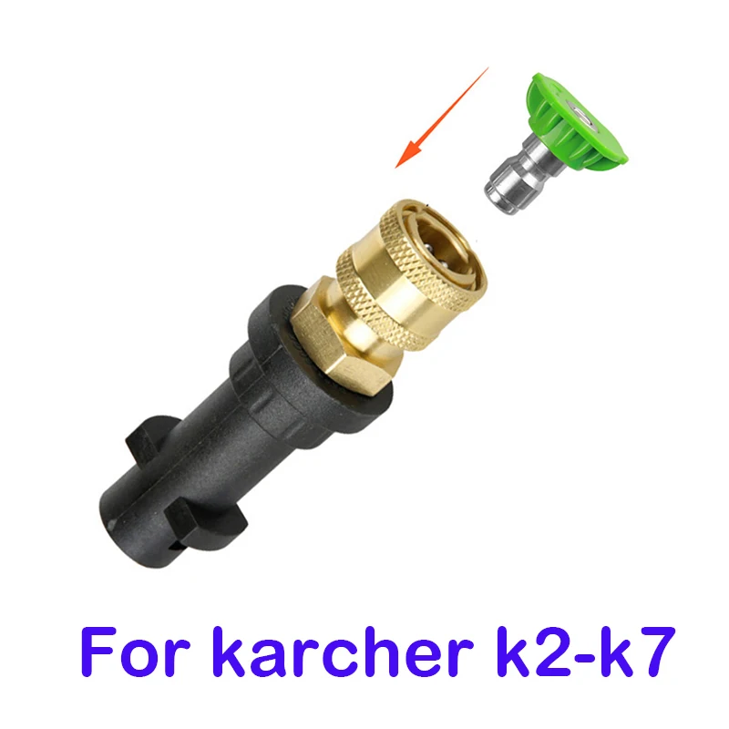 1800psi electric high pressure washer For karcher k2k3k4k5k6k7 nozzle  for spray gun water saving washing machine fan nozzles